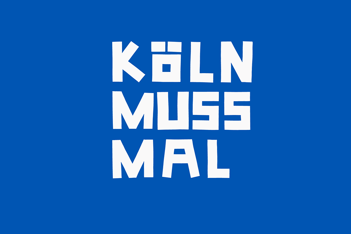 Köln muss mal by Pauline Muszi
